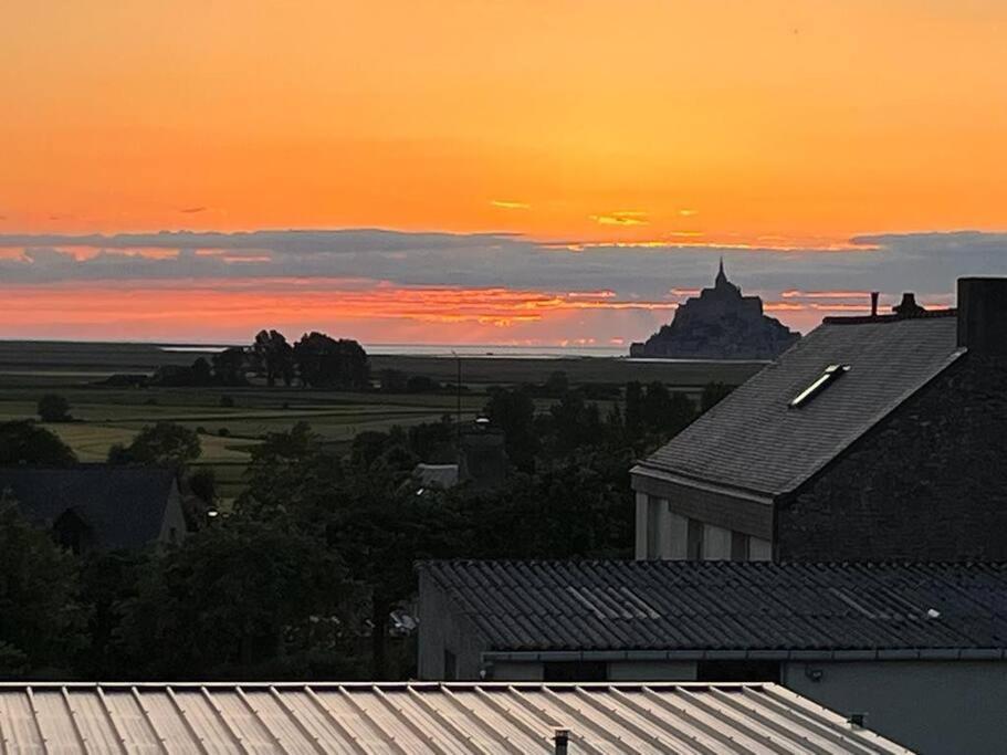 Maison 5 P, Face Mont St Michel Huisnes-sur-Mer Exteriör bild